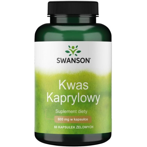 Kwas Kaprylowy 600mg 60 kaps.