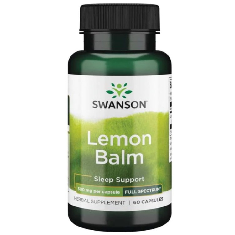 Full Spectrum Lemon Balm (Melisa lekarska) 500mg 60 kaps.