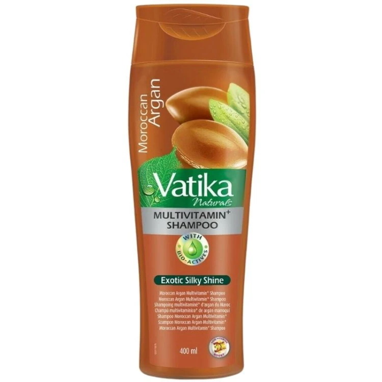 Vatika Szampon do włosów Arganowy Jedwabisty połysk 400ml