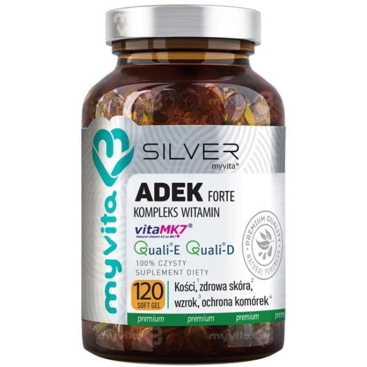 Silver Pure 100% Witamina ADEK Forte 120 kaps.