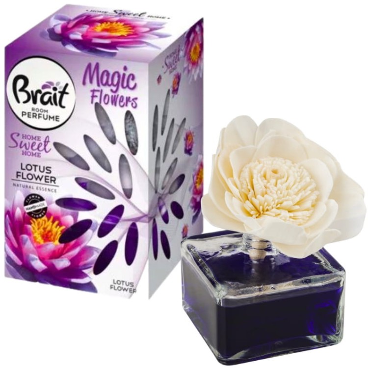 Brait Magic Flowers Odświeżacz Kwiatek Dekoracyjny LOTUS 75ml
