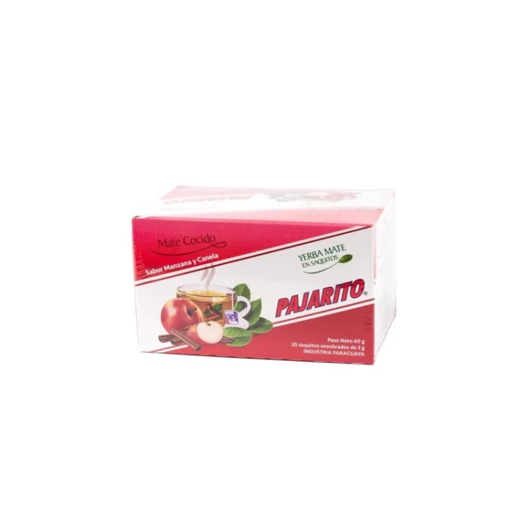Pajarito Elaborada jabłko z cynamonem 30 saszetek x 2g