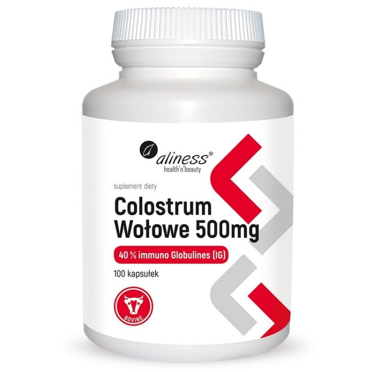 Colostrum (wołowe 40%) 500mg 100 kaps.