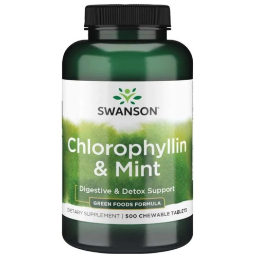 Chlorofil z miętą 500 tabletek do ssania