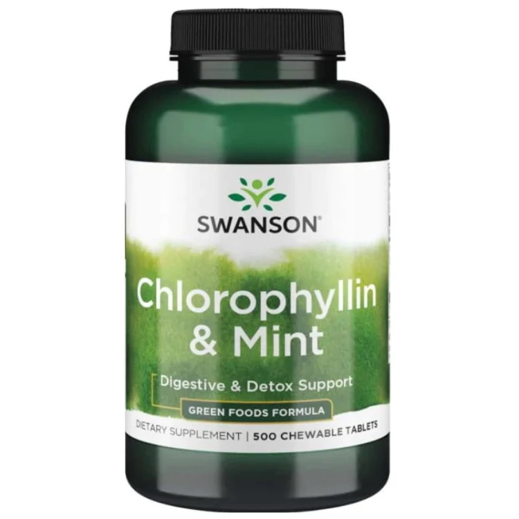 Chlorofil z miętą 500 tabletek do ssania