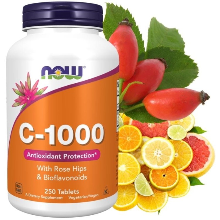 Witamina C-1000 z bioflawonoidami i dziką różą 250 tabl.