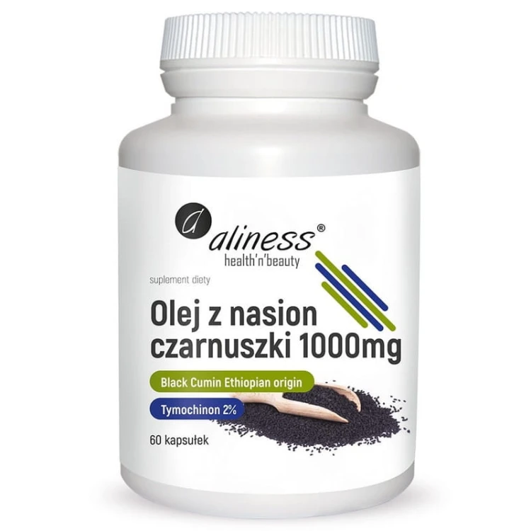 Olej z nasion czarnuszki 2% 1000mg 60 kaps.