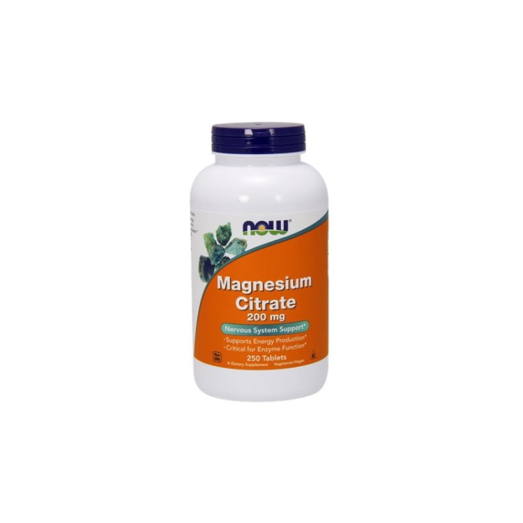 Magnesium Citrate (Cytrynian Magnezu) 200mg 250 tabl.