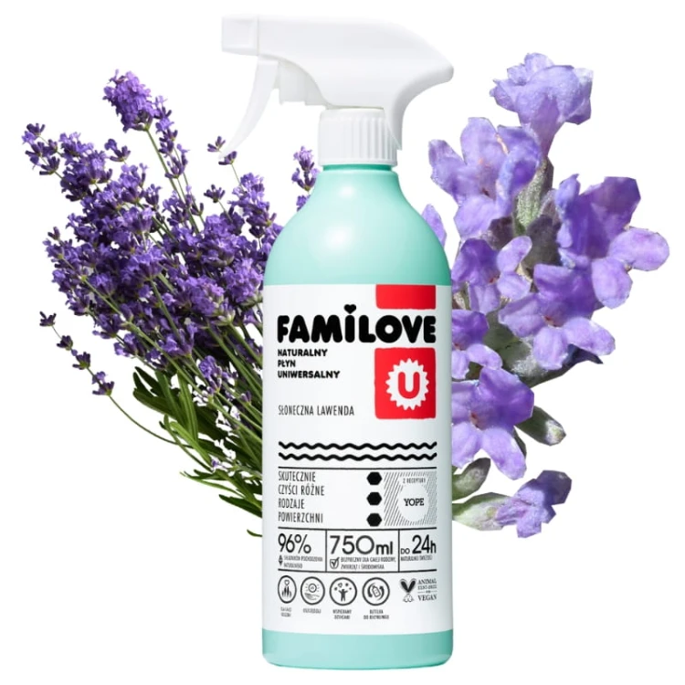 Naturalny płyn uniwersalny Słoneczna lawenda Familove 750ml