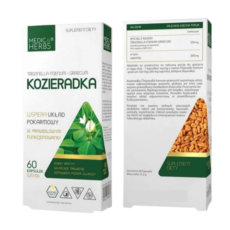 Kozieradka 520mg 60kaps.
