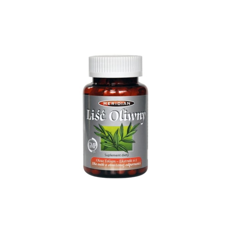 Liść oliwny ekstrakt 400mg 60 kaps.