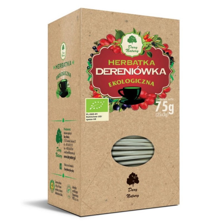Herbatka Dereniówka EKO 25x3g