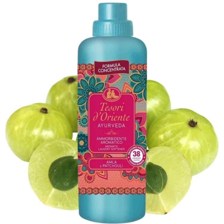 Tesori d'Oriente Płyn do płukania Luksusowy Ayurveda Amla &amp; Paczula 38 prań 760ml