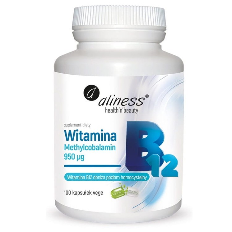 Witamina B12 Metylokobalamina 950ug 100 kaps.