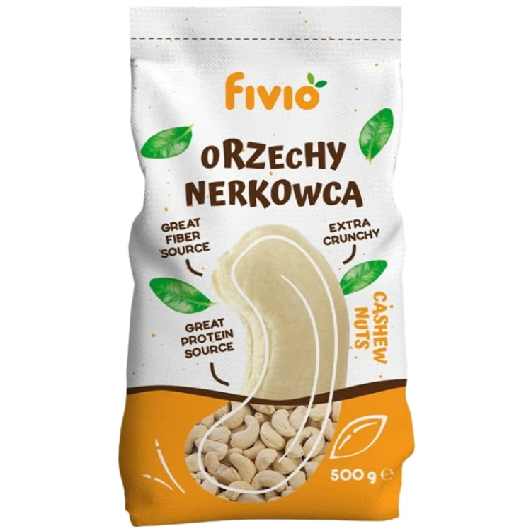 Orzechy nerkowca całe (Fivio) 500g