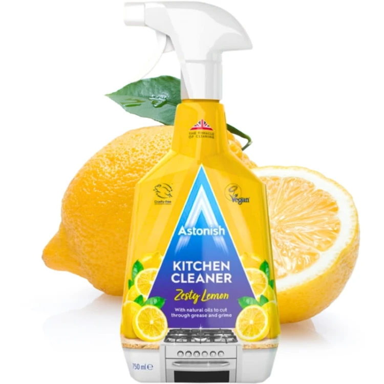 Astonish Płyn do Kuchni uniwersalny usuwa tłuszcz Cytrynowy 750ml UK