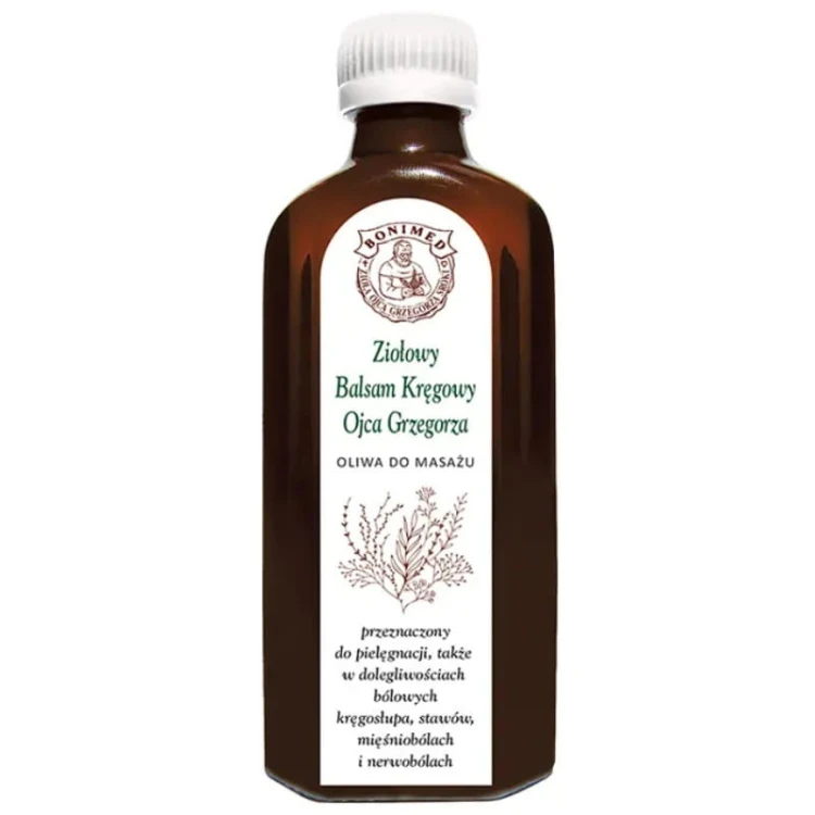 Bonimed Balsam kręgowy Ojca Grzegorza oliwa do masażu 100ml