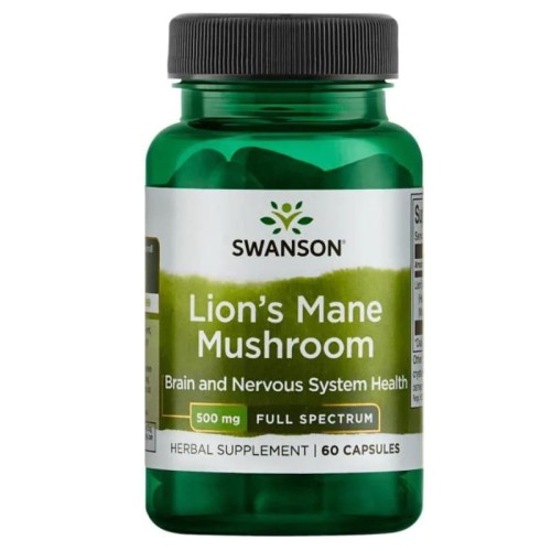 Full Spectrum Lion's mane (Soplówka jeżowata) (Hericium) 500mg 60 kaps.