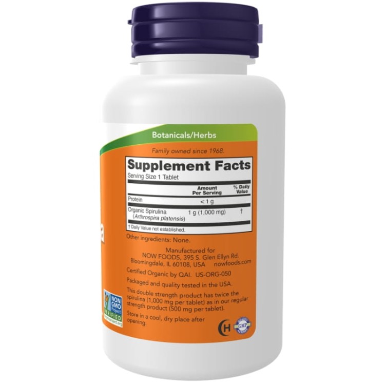 Spirulina Organiczna 1000mg 120 tabl.