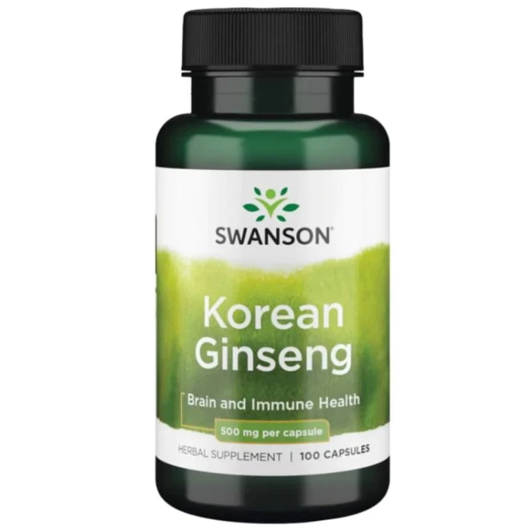 Ginseng Korean (Żeń-szeń koreański) 500mg 100 kaps.