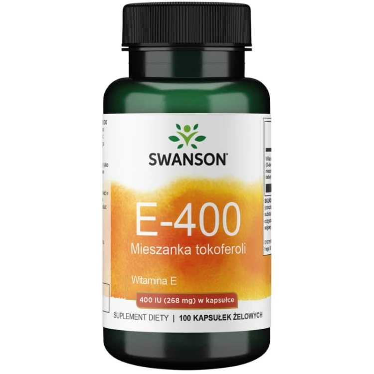 Witamina E naturalna 400IU 100 kaps.