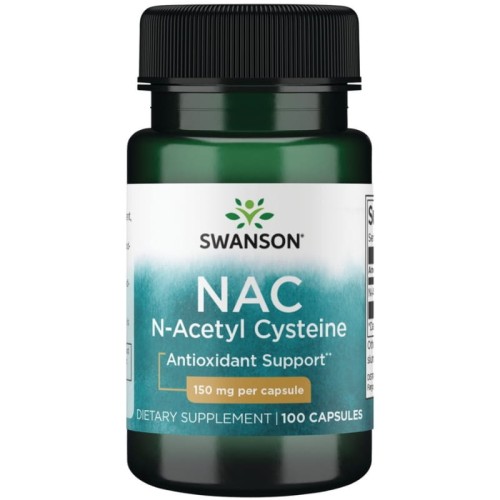 NAC (N-acetylocysteina) 150mg 100 kaps.