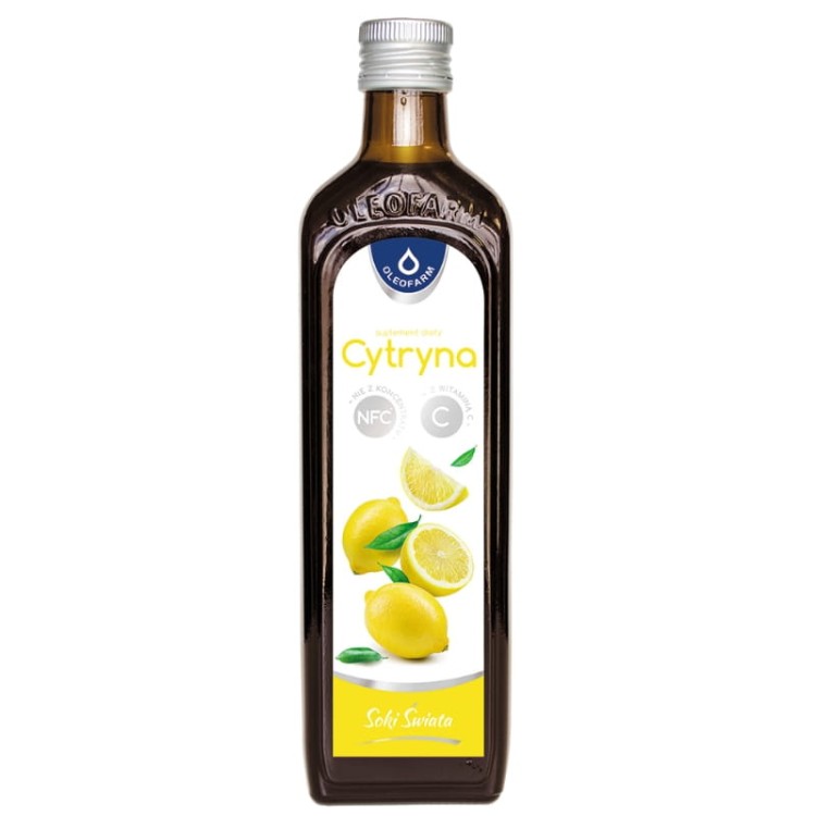 Sok z Cytryny z Witaminą C 490ml