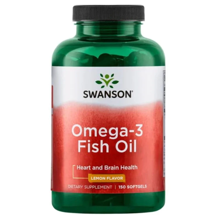 Omega-3 smak cytrynowy 150 kaps.