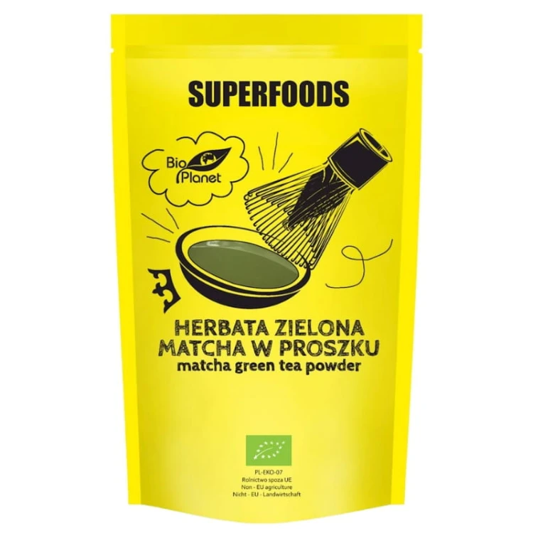 Bio Planet Herbata Zielona Matcha w proszku BIO 100g