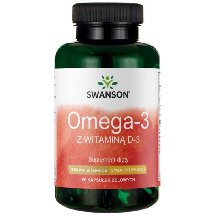 Omega-3 Witamina D3 60 kaps.