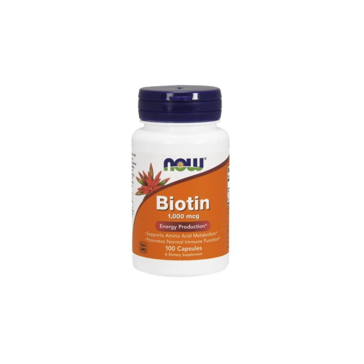Biotin (Biotyna) 1000 µg 100 kaps.