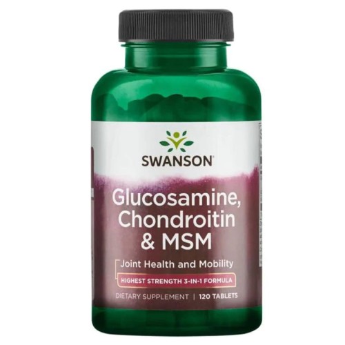 Glukozamina,Chondroityna,MSM 250/200/150 120 tabl.