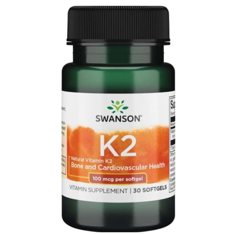 Witamina K2 naturalna 100µg 30 kaps.