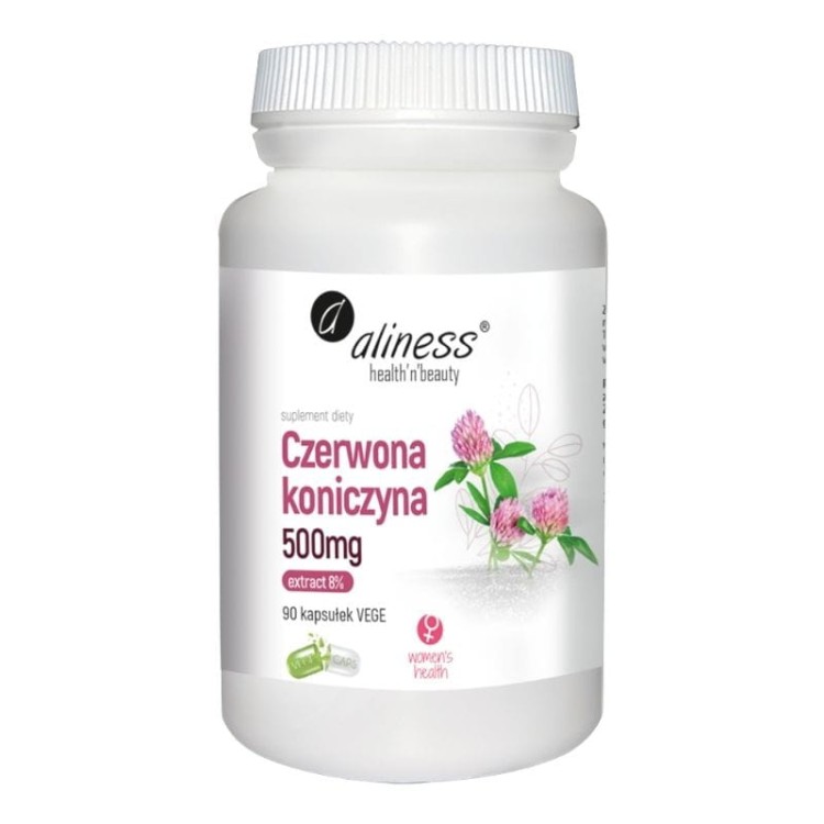 Czerwona koniczyna extract 8% 500mg 90kaps.