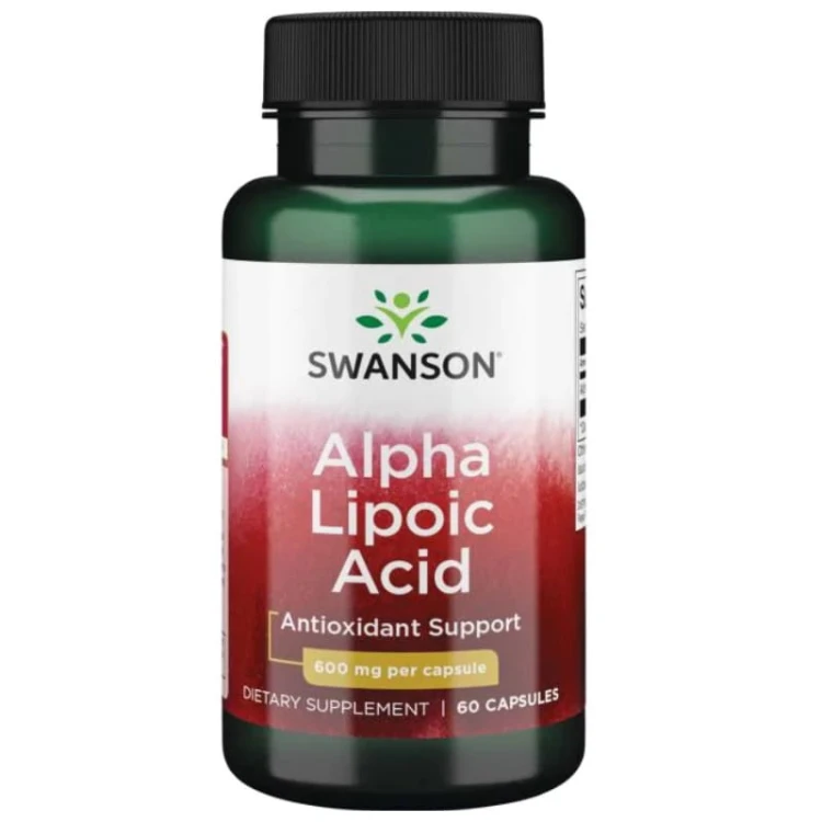 ALA Kwas Alfa Liponowy 600mg 60 kaps.