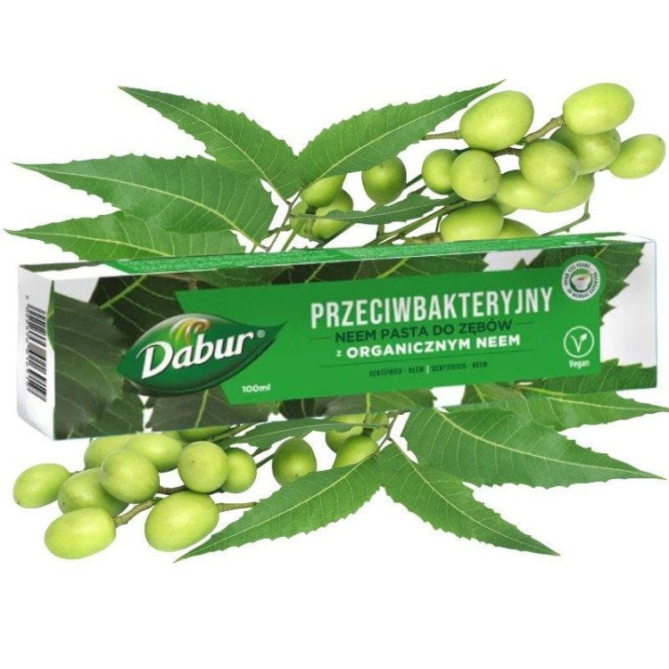 Dabur Pasta do zębów Przeciwbakteryjna Organiczny Neem 100ml