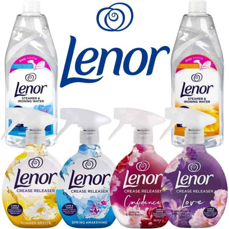 Lenor Żelazko w sprayu prasujące Sping Awakening Wiosenne przebudzenie 500ml UK