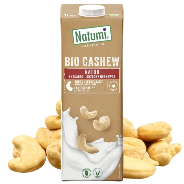 Natumi Napój z orzechów nerkowca bez dodatków cukrów BIO 1L