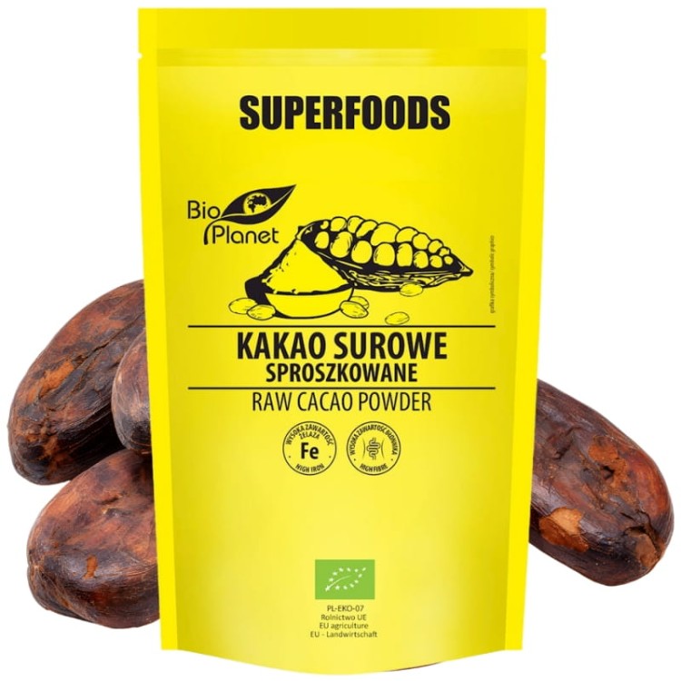 Bio Planet Kakao sproszkowane surowe nieodtłuszczone BIO 150g