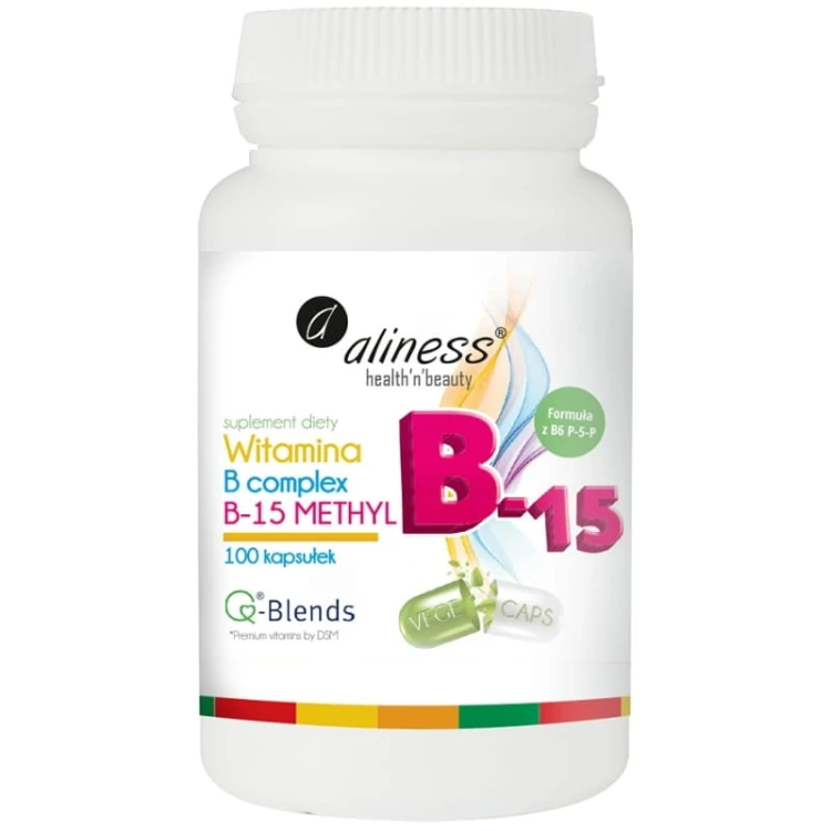 Aliness Witamina B Complex B-15 METHYL 100 kaps