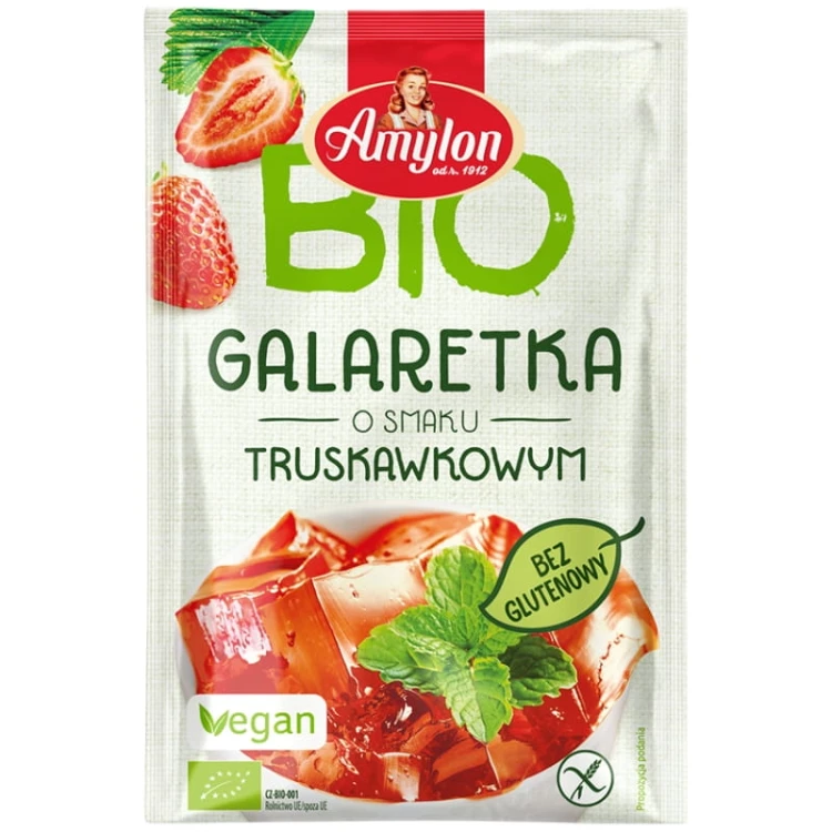 Amylon Galaretka truskawkowa BIO 40g