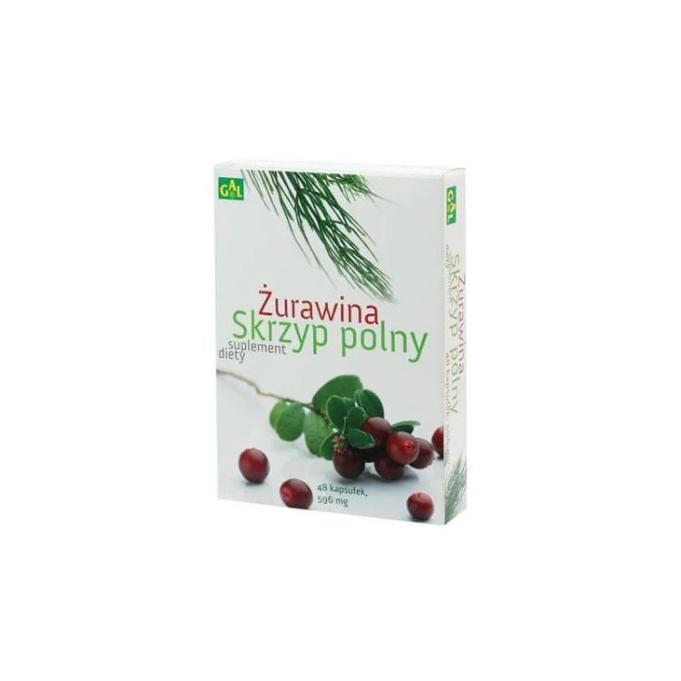 Żurawina + skrzyp polny 48 kaps.
