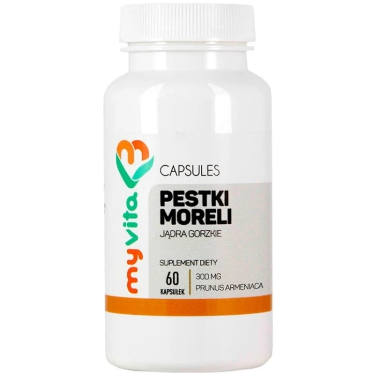 Myvita Pestki moreli 300mg 60 kaps.