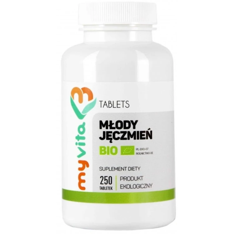 Myvita Młody jęczmień 495mg BIO 250 tabl.