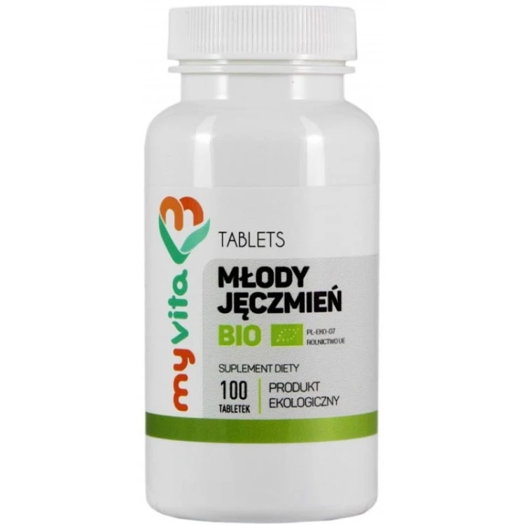 Myvita Młody jęczmień 495mg BIO 100 tabl.