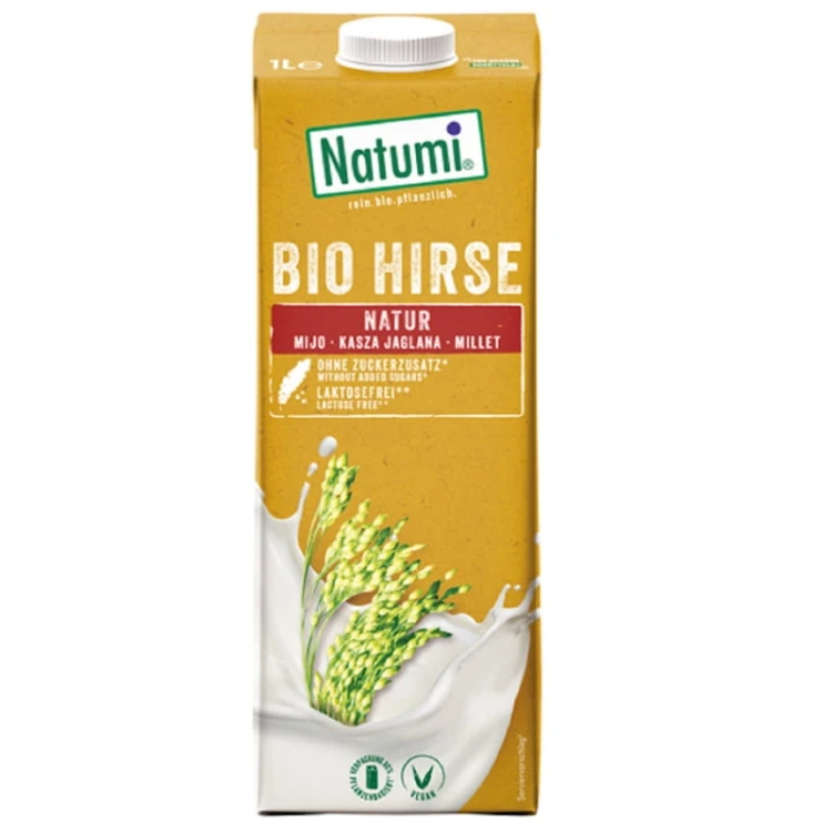 Natumi Napój jaglany bezglutenowy bez dodatków cukrów BIO 1L