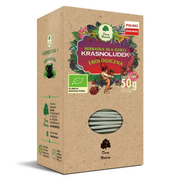 Herbatka Dla Dzieci Krasnoludek EKO 25x2g