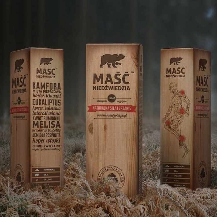 Maść niedźwiedzia naturalna 100ml