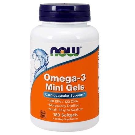 Omega-3 mini gels 180 kaps.