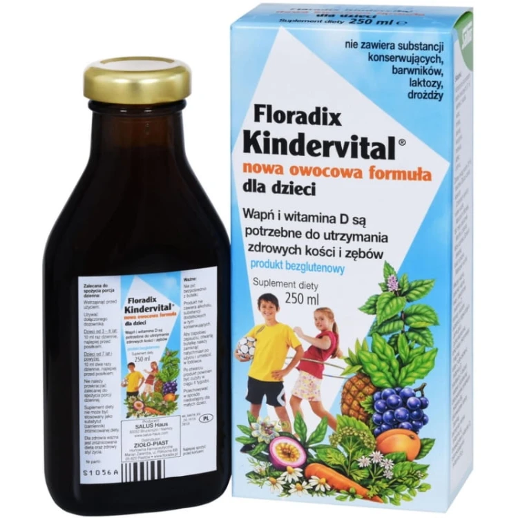 Floradix Kindervital owocowa formuła 250ml